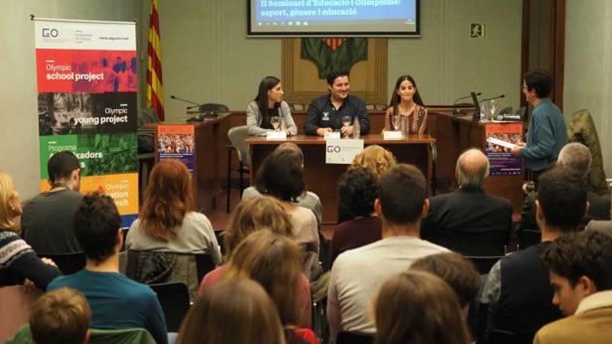 Banyoles escolta l&#039;esportista olímpica