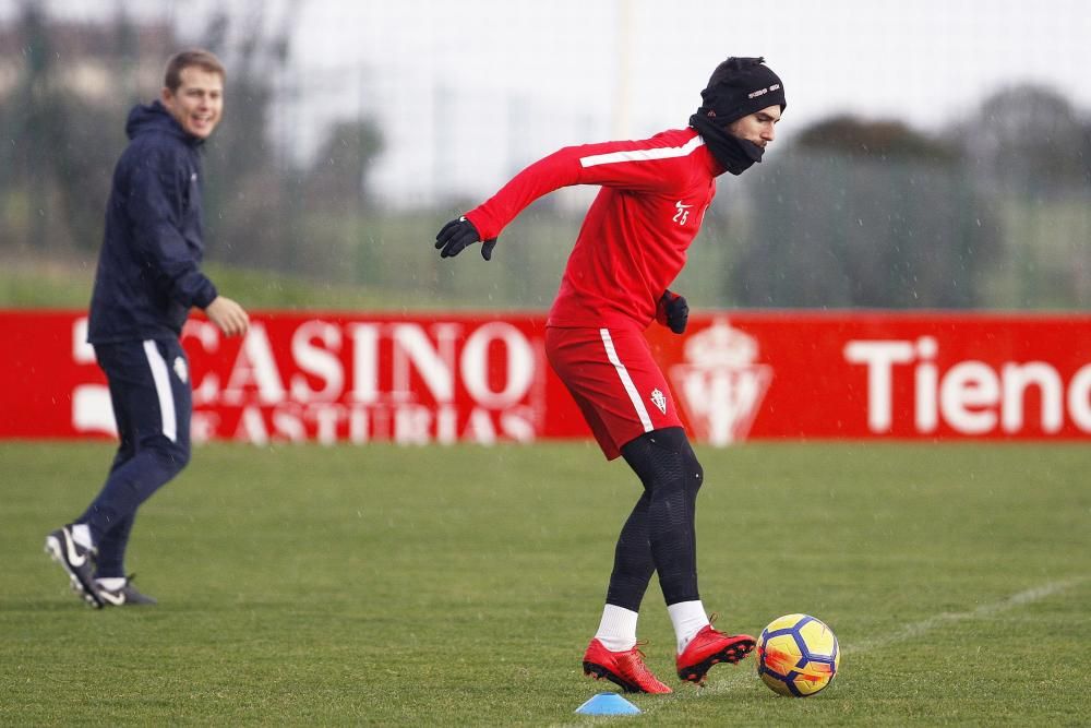 Entrenamiento del Sporting