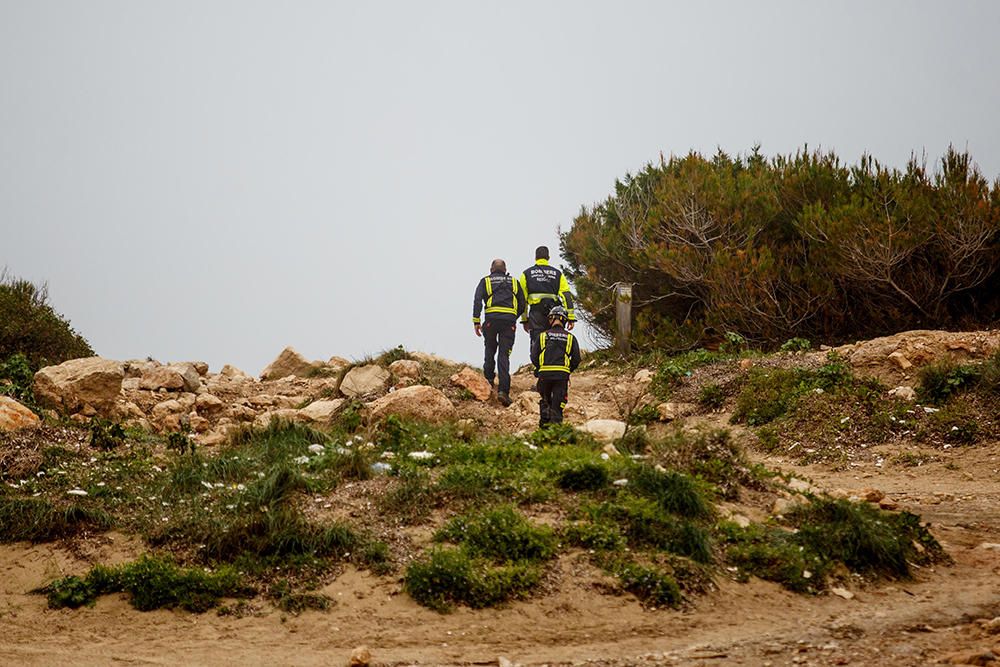 Operativo de búsqueda de un joven en Portinatx