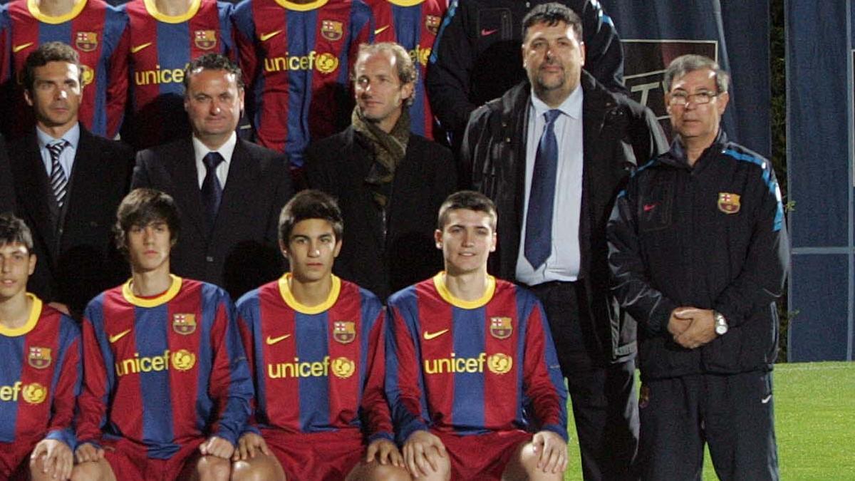 Jon Toral jugó ocho años en la cantera blaugrana