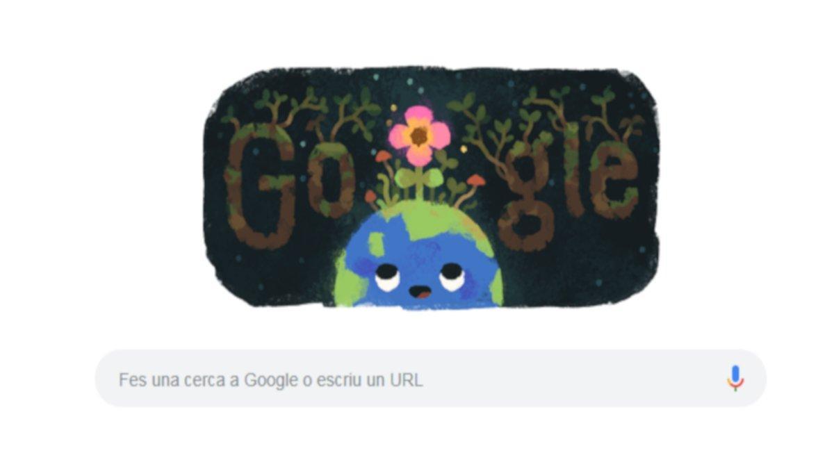 El equinoccio de primavera protagoniza el doodle de Google de hoy