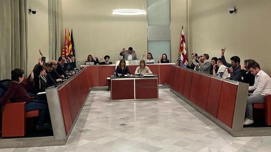 Sessió plenària a l'Ajuntament d'Igualada