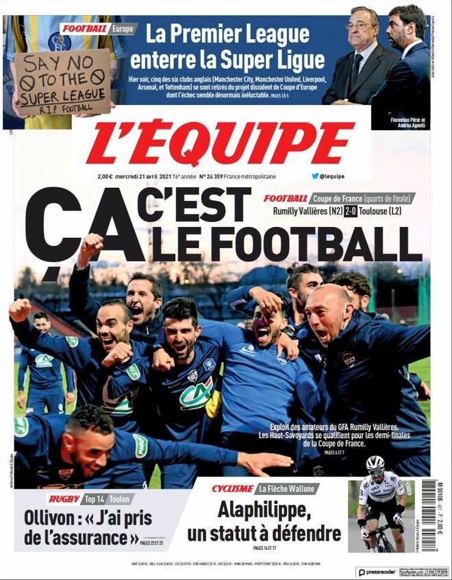 Portada LÉquipe