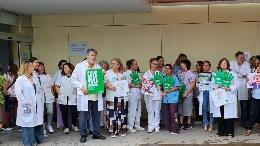Satse se concentra para exigir más seguridad tras la agresión a una enfermera en el centro de salud Levante Sur de Córdoba