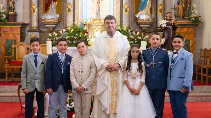 Comuniones en la iglesia de Silleda