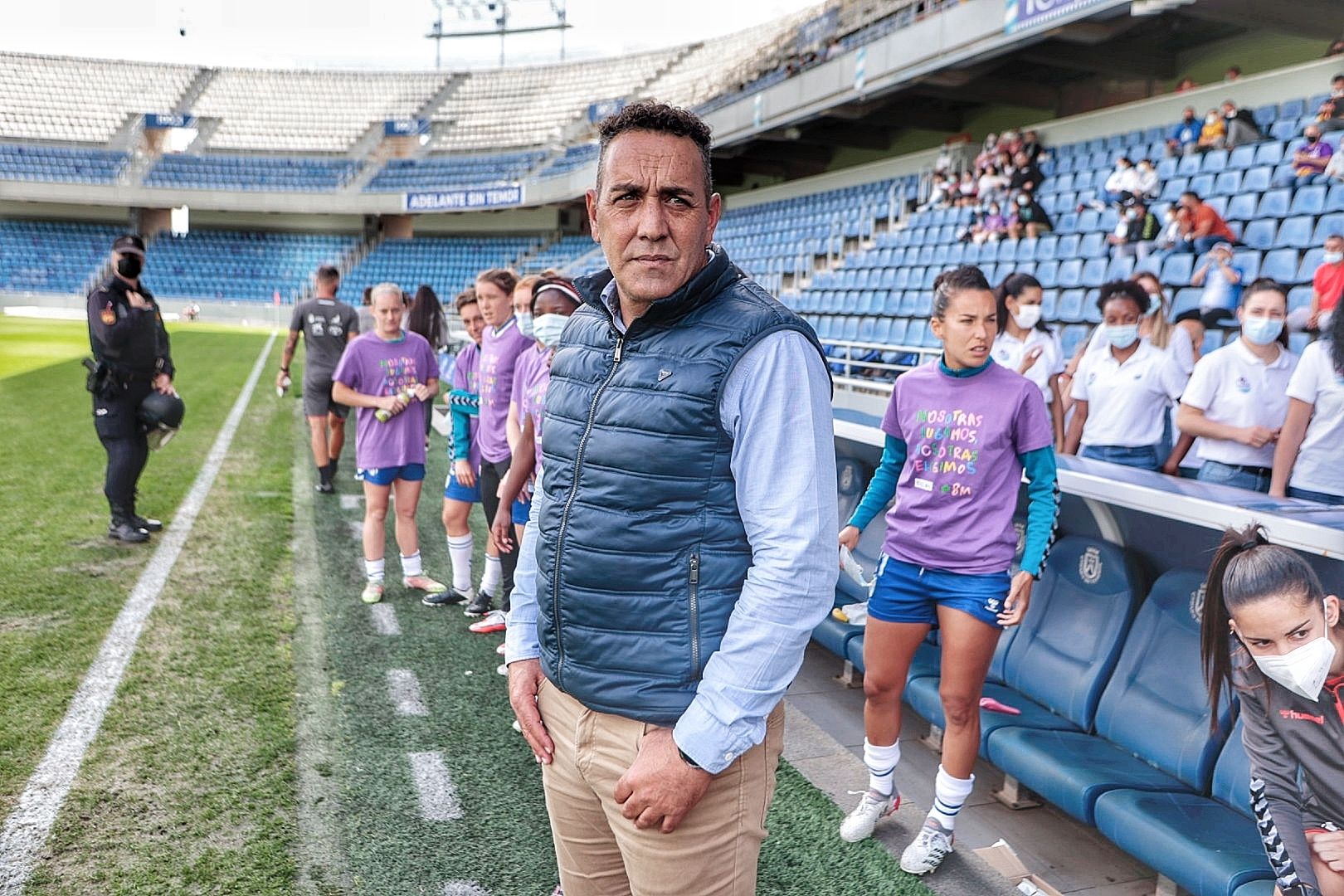 Partido futbol UDG Tenerife-Sevilla de Primera Iberdrola liga femenina