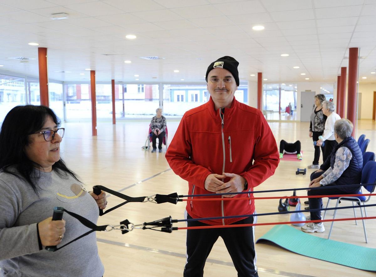 Sánchez durante una de las sesiones el viernes por la mañana en el edificio del Novo Mercado. | BERNABÉ/ JAVIER LALÍN
