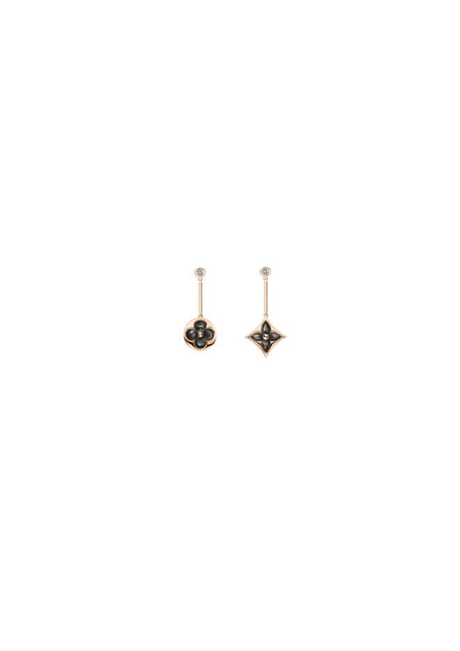 'Color Blossom' de Louis Vuitton: Pendientes de oro rosa