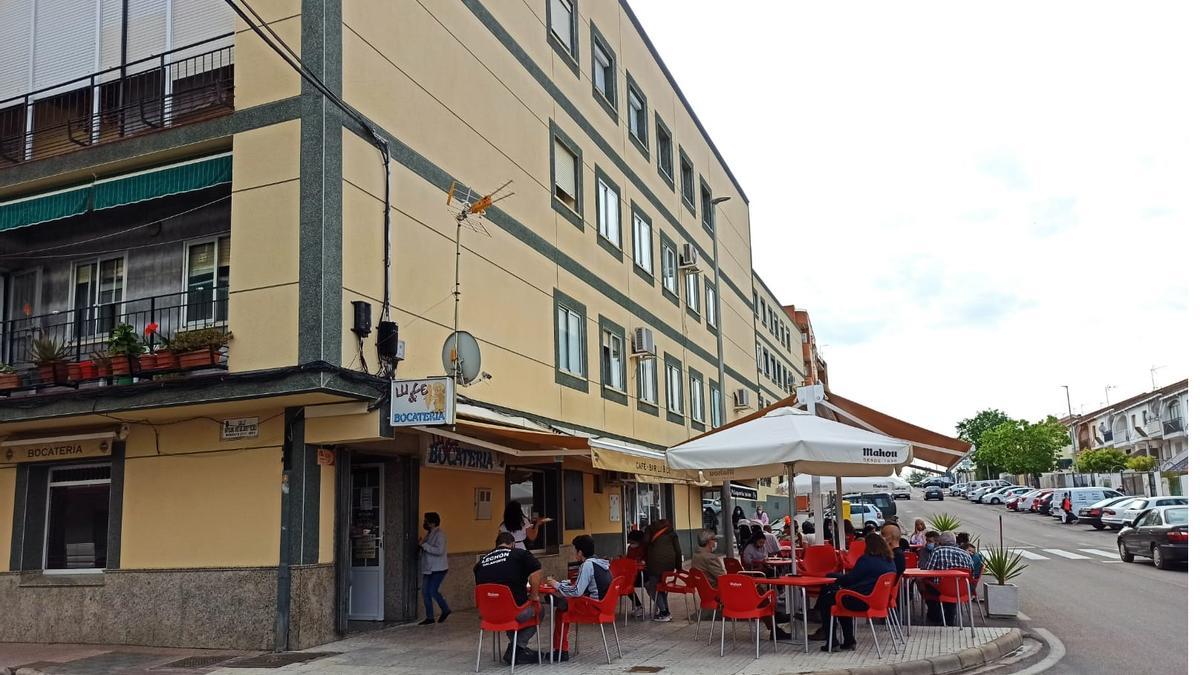 Terraza de la Bocatería Lu&Ce. Terraza de la Bocatería Lu&Ce.