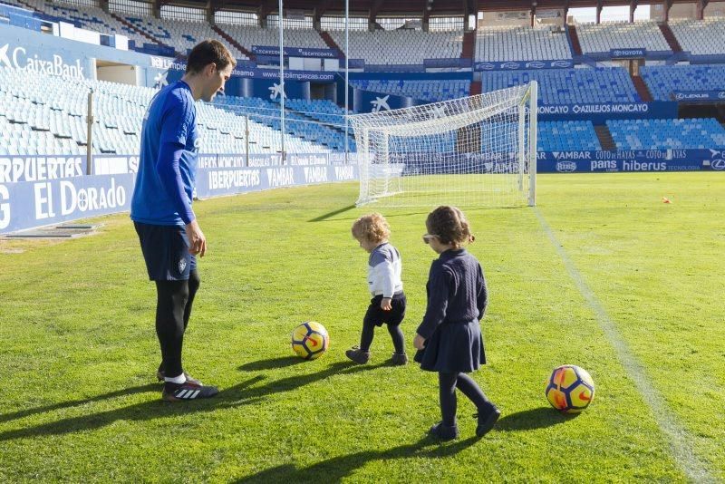 Entrenamiento de puertas abiertas del Real Zaragoza