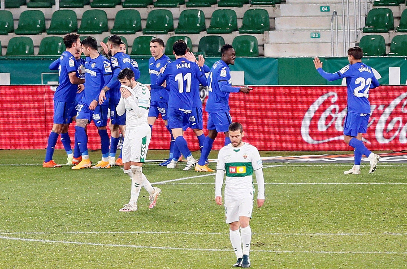 Elche 1 - Getafe 3: El Elche se desangra