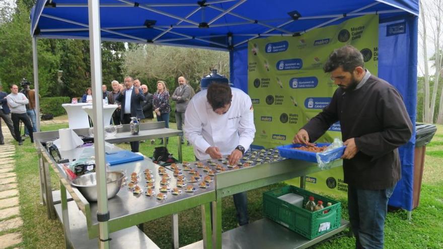 La presentación de la Mostra de Cuines, en los jardines del ayuntamiento de Calvià.