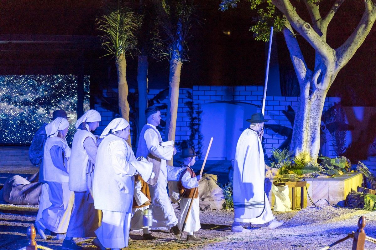 Casa Pastores representó el belén viviente