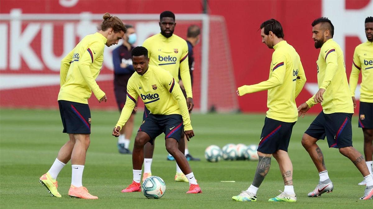 Setién: Todos los jugadores menos Umtiti han vuelto como un tiro