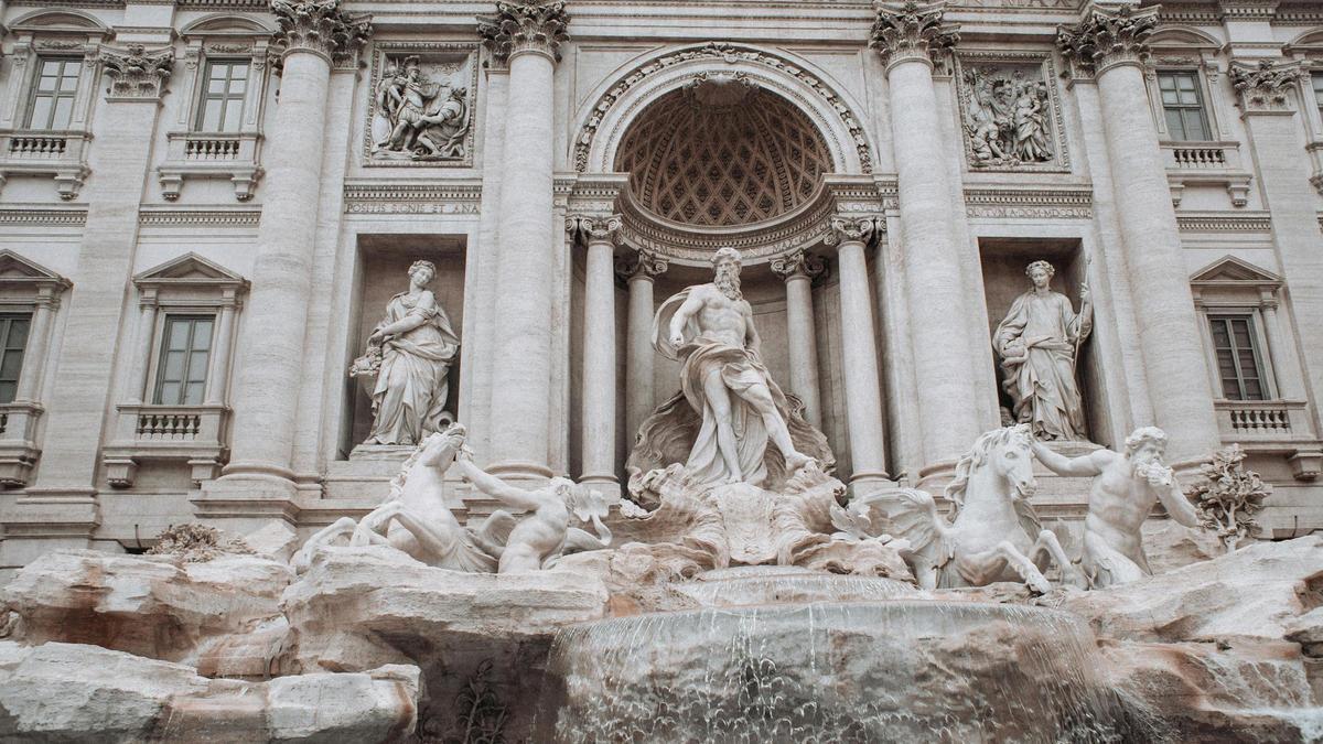 La Fontana di Trevi, uno de los principales atractivos turísticos de Roma