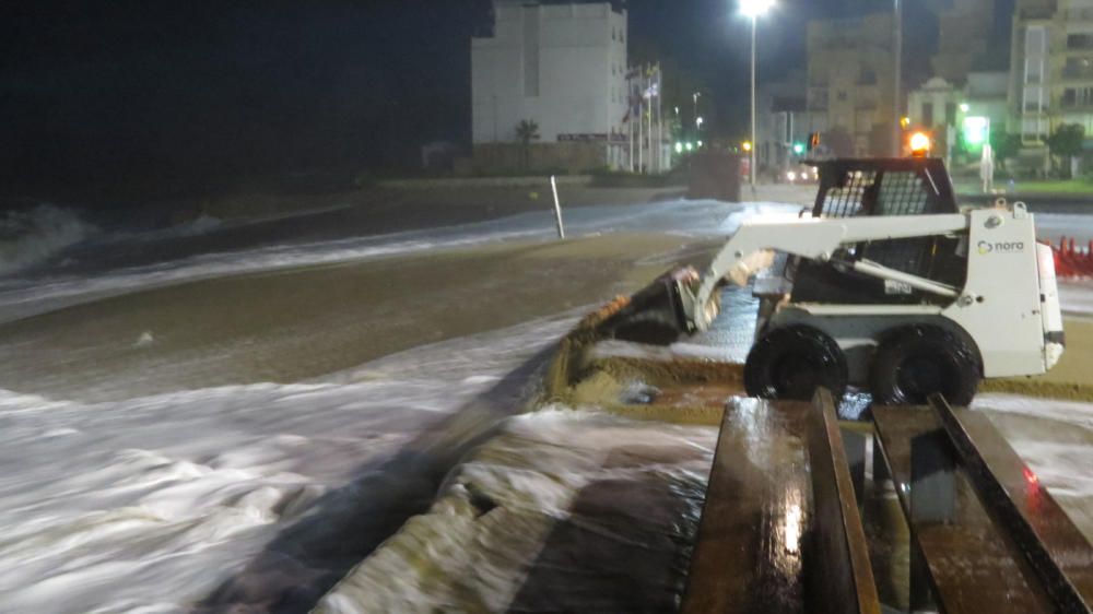 Efectes del temporal a Blanes