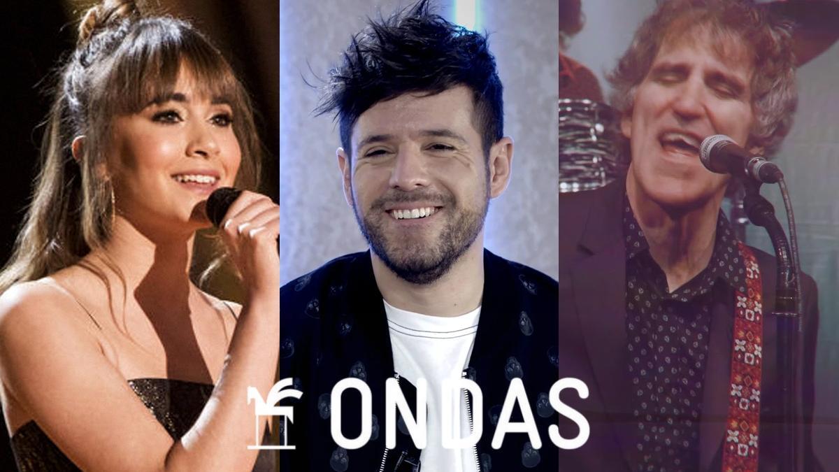 Aitana, Pablo López i Mikel Erentxun, guanyadors dels Premis Ondas en la categoria de música