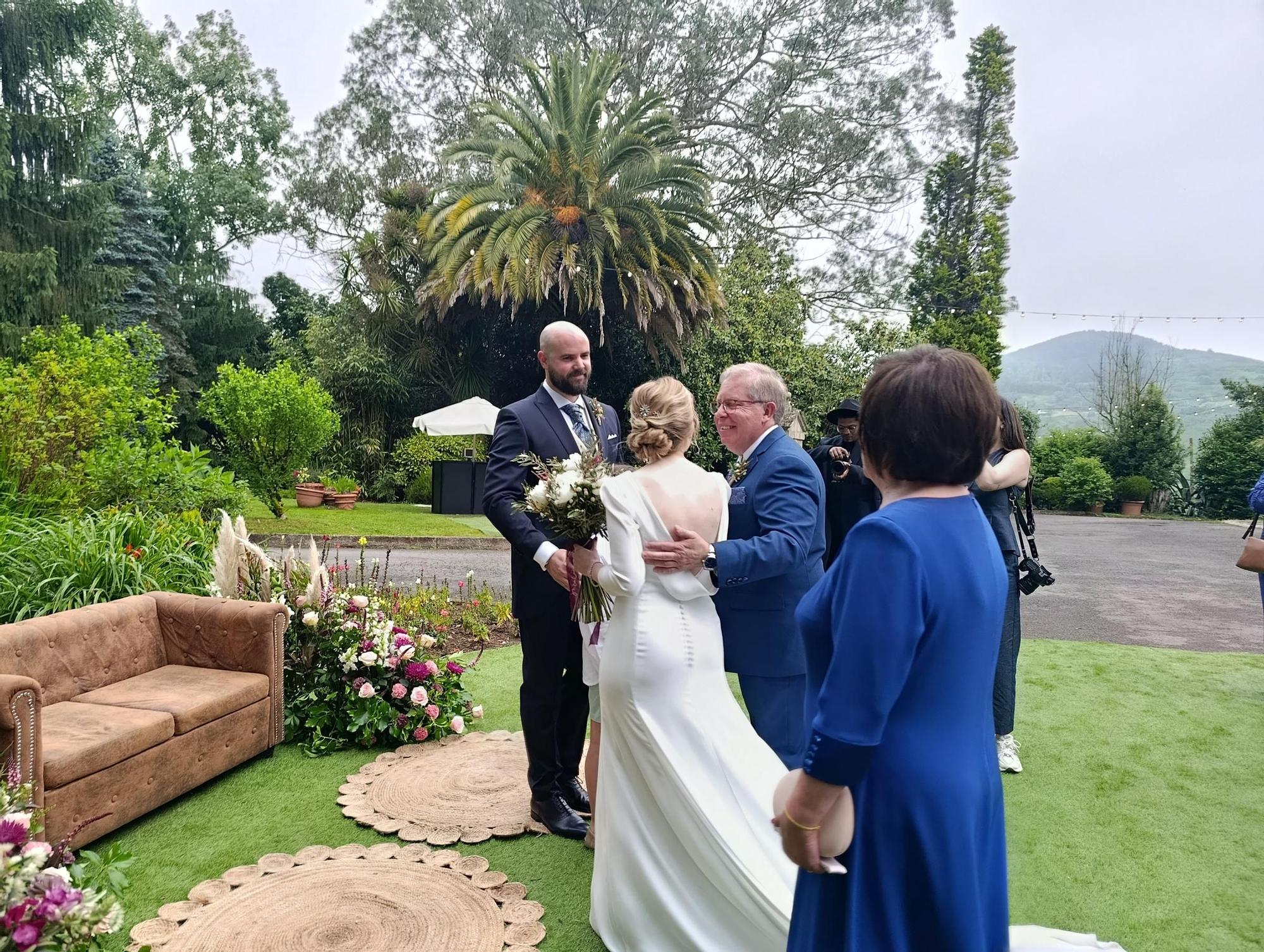 Estefanía Sánchez y Juan Cardecha, una boda de cuento en el Palacio de Villabona
