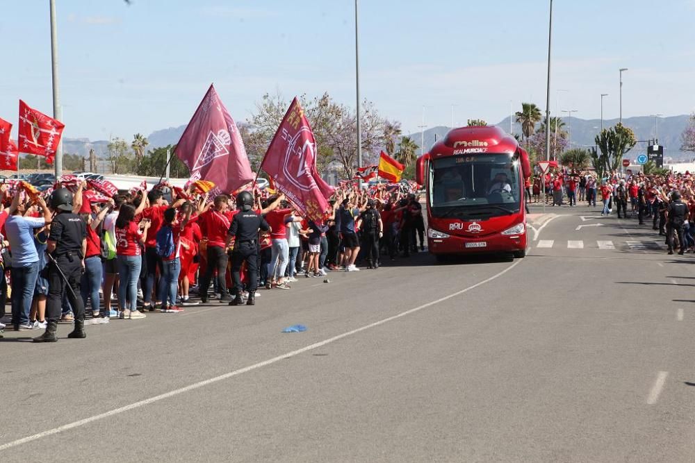 Ambiente en Nueva Condomina antes del partido