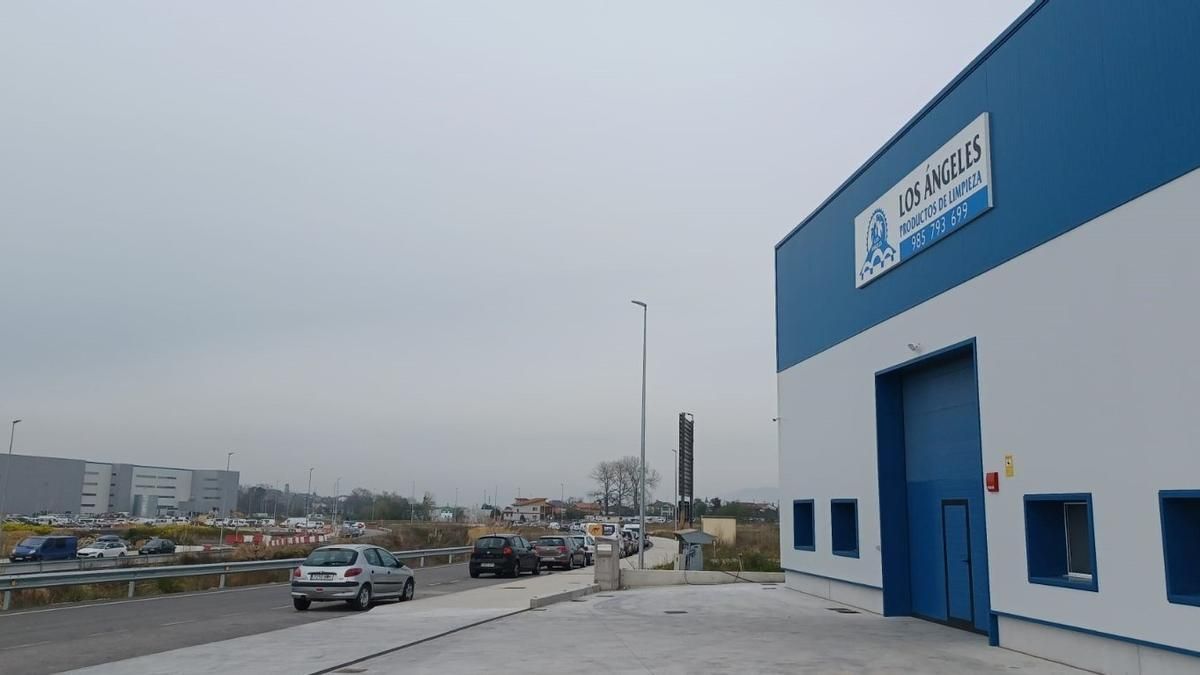 Así es el polígono de Bobes (Siero), con varias empresas ya abiertas