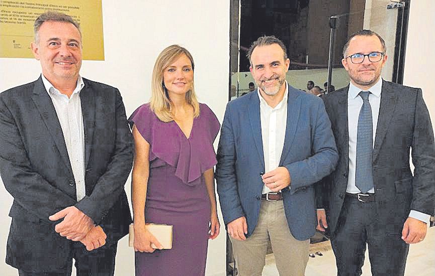 Gabriel Llobera, Patricia Guasp, Rafel Ballester y Javier Vich.