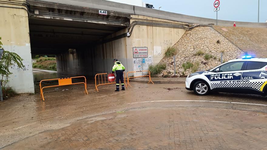 Las tormentas dejan 144 litros en solo unos minutos en Paterna