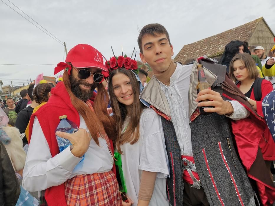 Moaña, Aldán y Bueu dicen adiós a sus carnavales con altas dosis de humor y originalidad.