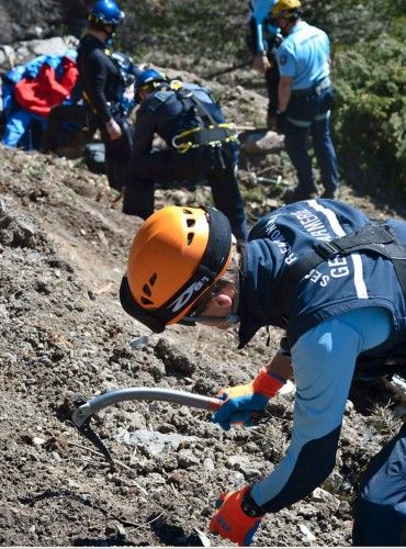 Los equipos especializados se vuelcan en las tareas de rescate