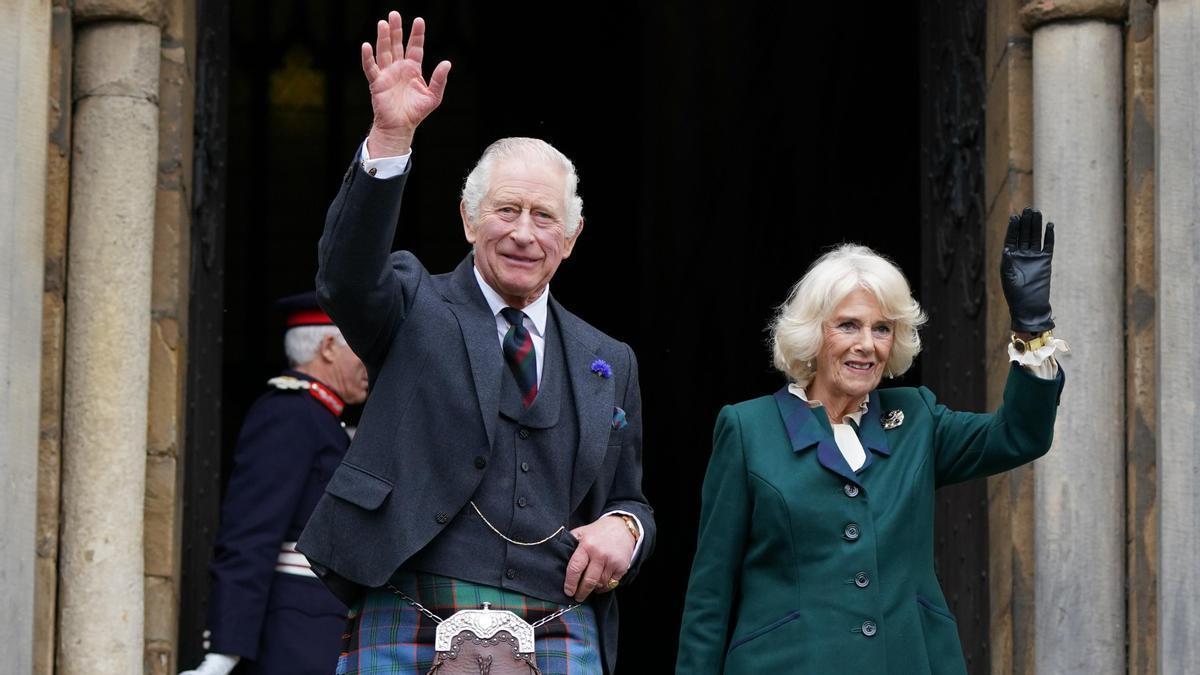 El rey Carlos III y la reina consorte Camila.