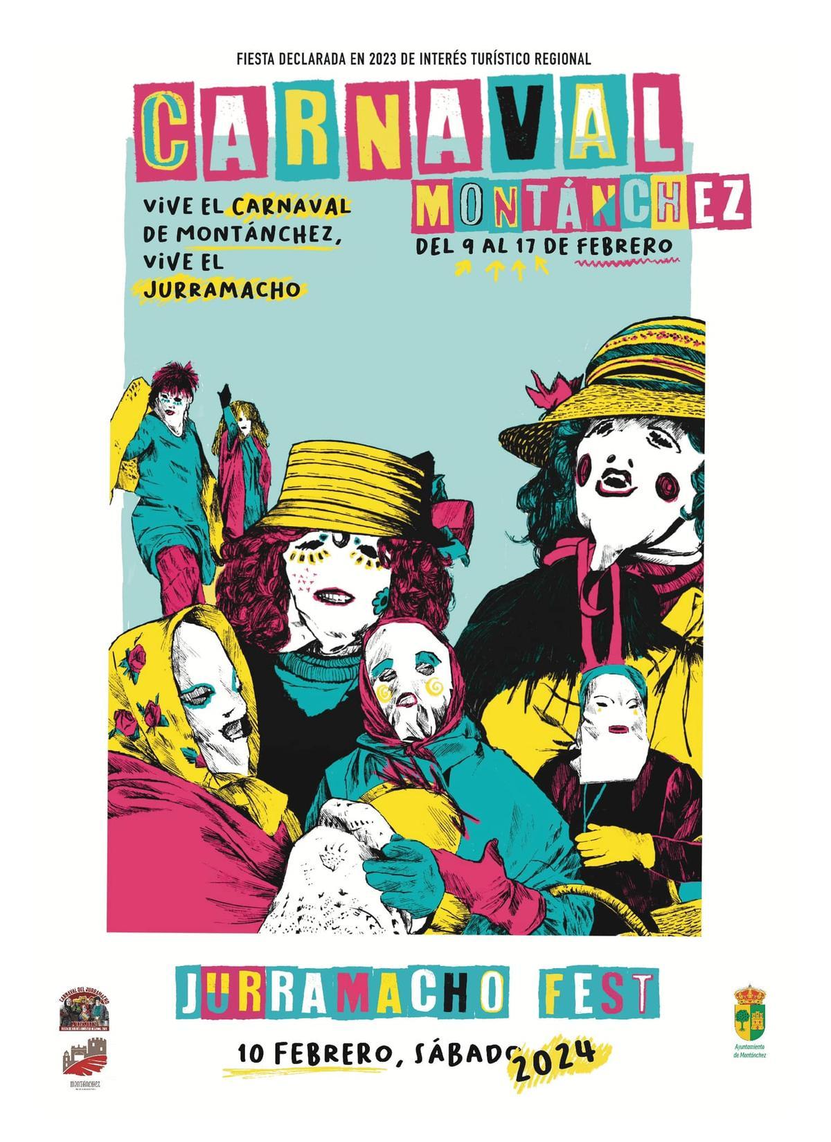 Cartel del Carnaval del Jurramacho, Fiesta de Interés Turístico Regional.