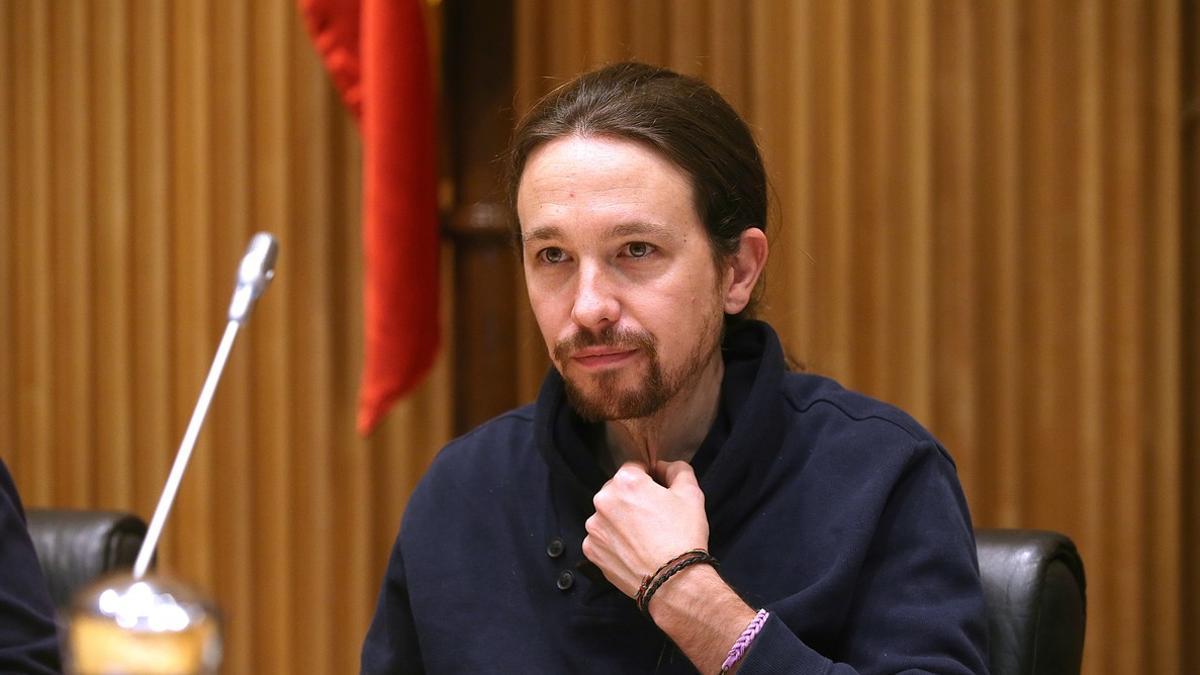 Iglesias, este jueves en el Congreso.