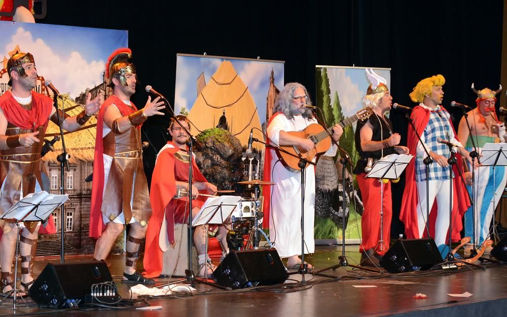 Entroido en Pontevedra 2016 | La sátira de actualidad conquista en el Pazo de Cultura