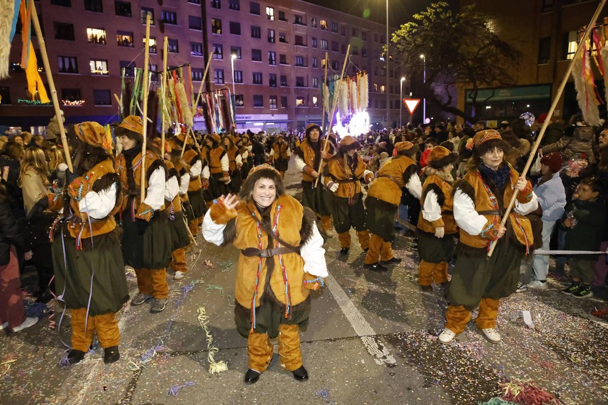 La Cabalgata de Reyes de Gijón, en imágenes