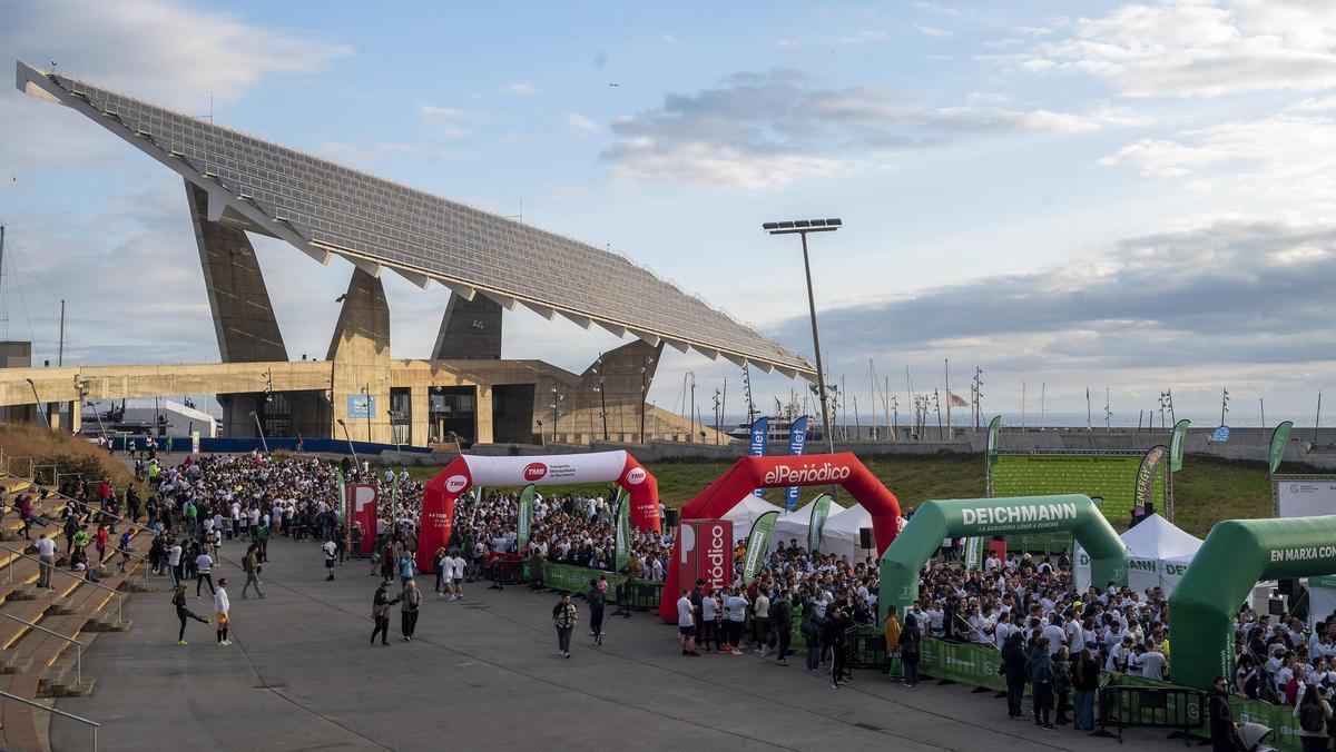Barcelona corre contra el cáncer en el Fòrum
