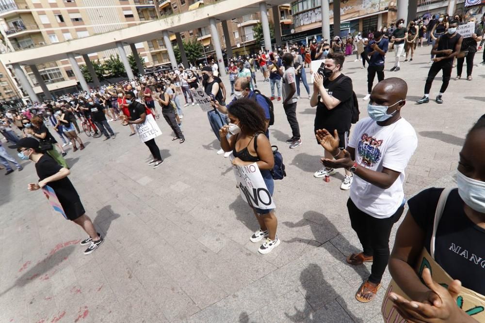 Protesta contra el racismo en Murcia