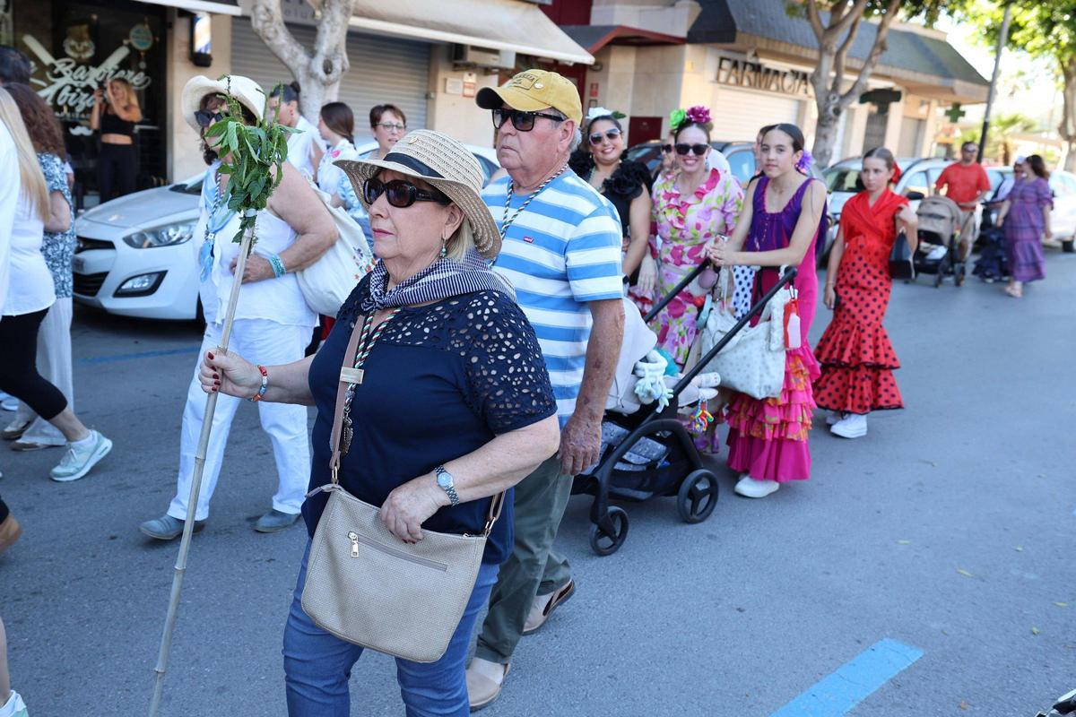 Procesión de la Romería de El Rocío en Ibiza Procesión de la Romería de El Rocío en Ibiza