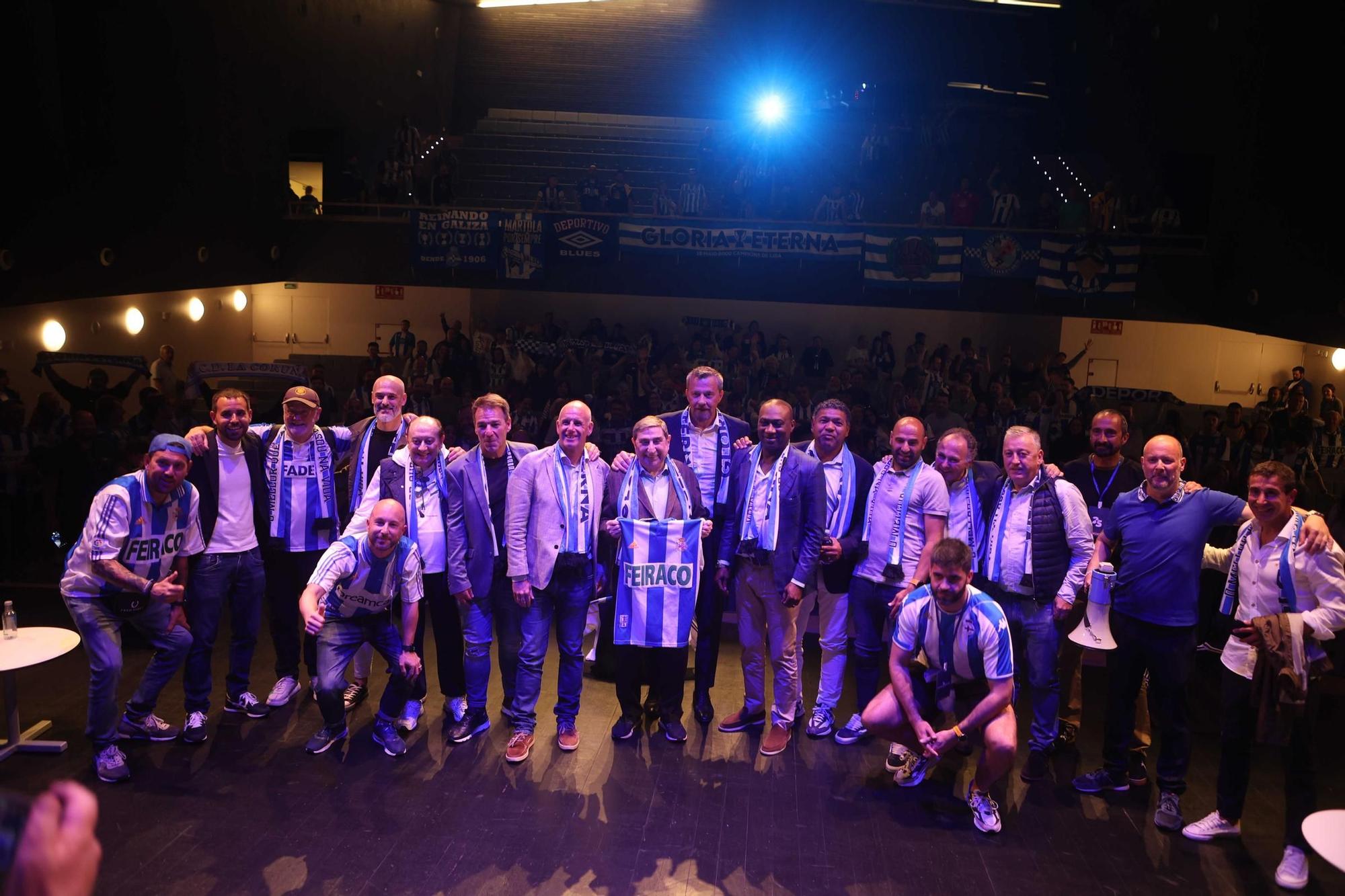 Acto en el Ágora por el 25 años de La Liga del Deportivo