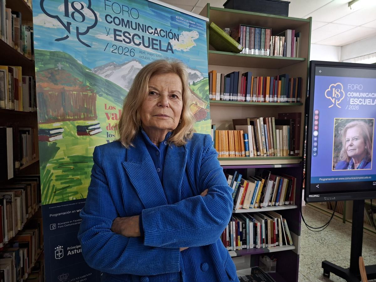 Carme Riera en Vegadeo.