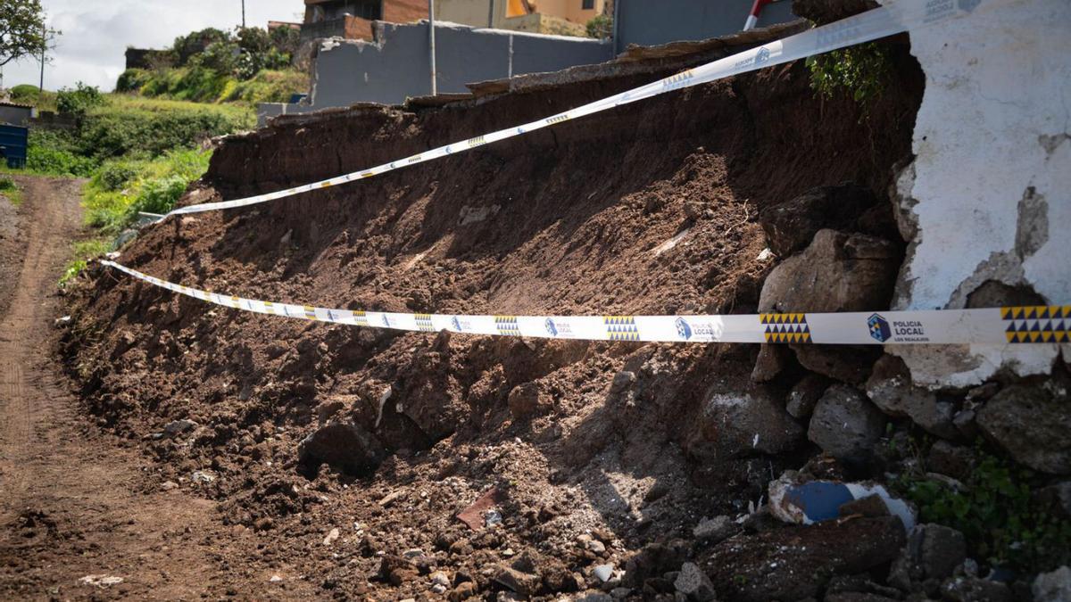Efectos de la borrasca Olivier en la zona de Anaga