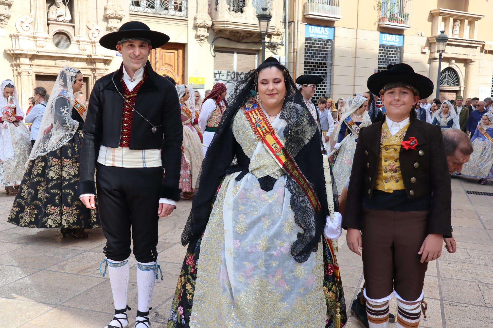 Las comisiones de falla en la Procesión de la Virgen (1/5)