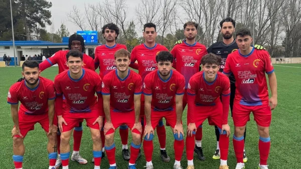 Imagen del equipo de Tercera RFEF del CD Zuera.