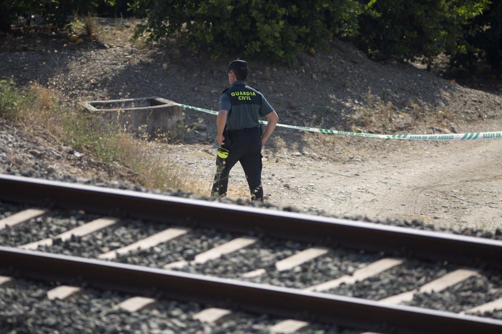 Agentes de la Guardia Civil durante la investigación.