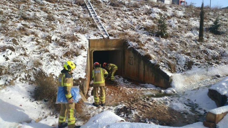 &#039;Gloria&#039; no da tregua a los Bomberos de la Diputación de Teruel