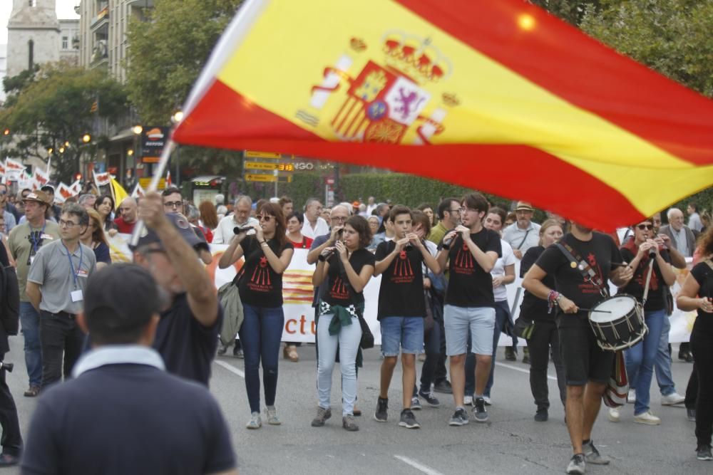 Una protesta ultra a València