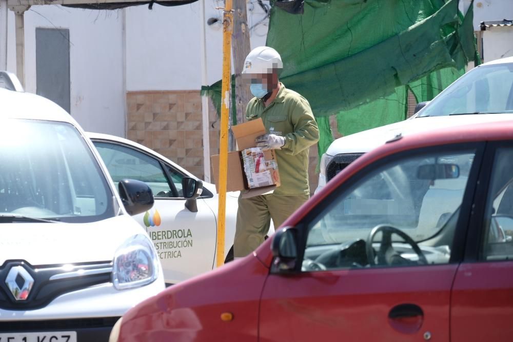 Redada antidroga de la Policía Nacional en el barrio de La Tafalera en Elda.