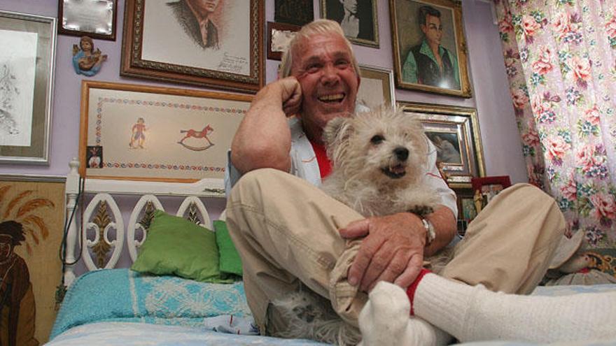 Eusebio Valderrama, en su casa, en una imagen de archivo.