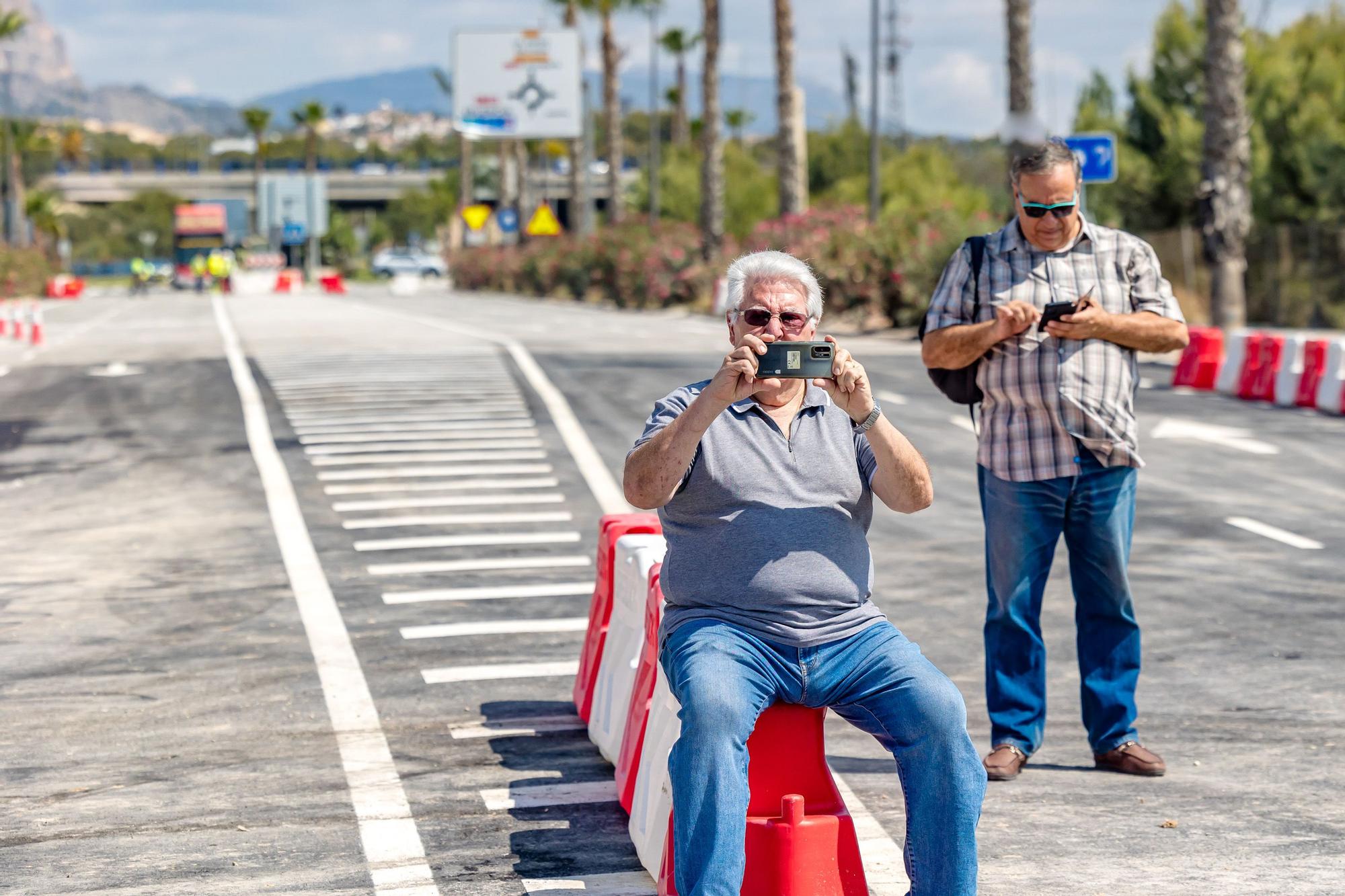 Así ha sido la inauguración del túnel Beniardà de Benidorm