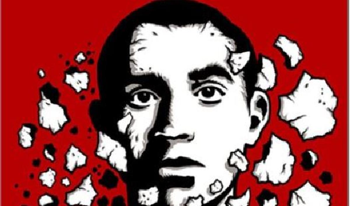 Parte de la portada del cómic.
