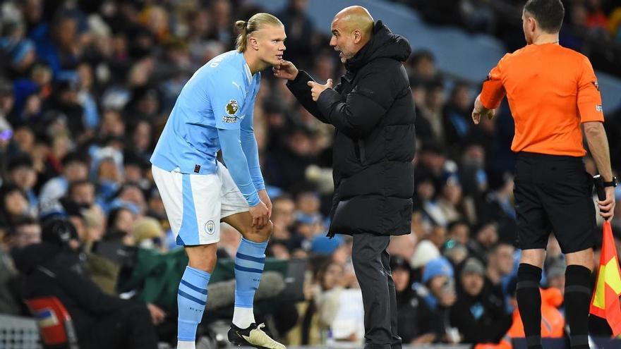 Guardiola hace un traje a medida a un Haaland con &quot;ruido en la jaula&quot;