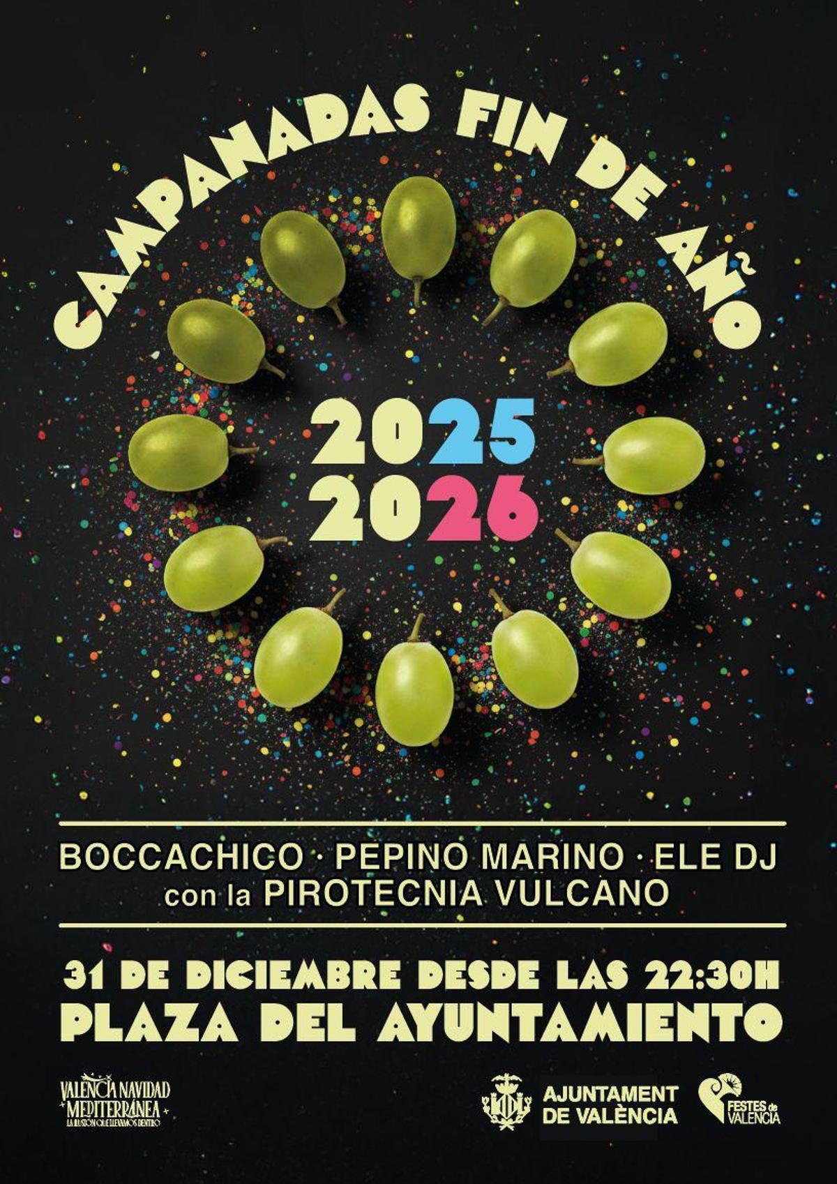 Cartel de la fiesta nocturna